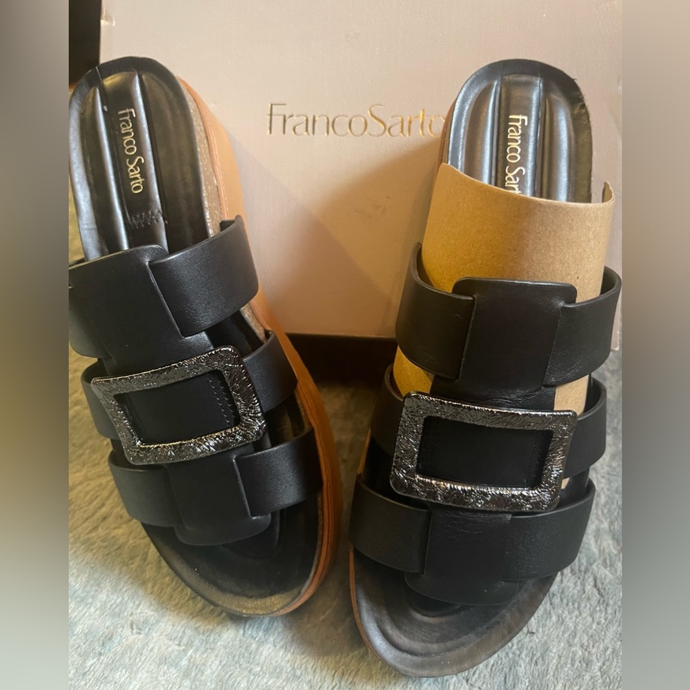 FRANCO SARTO SANDALS. NIB